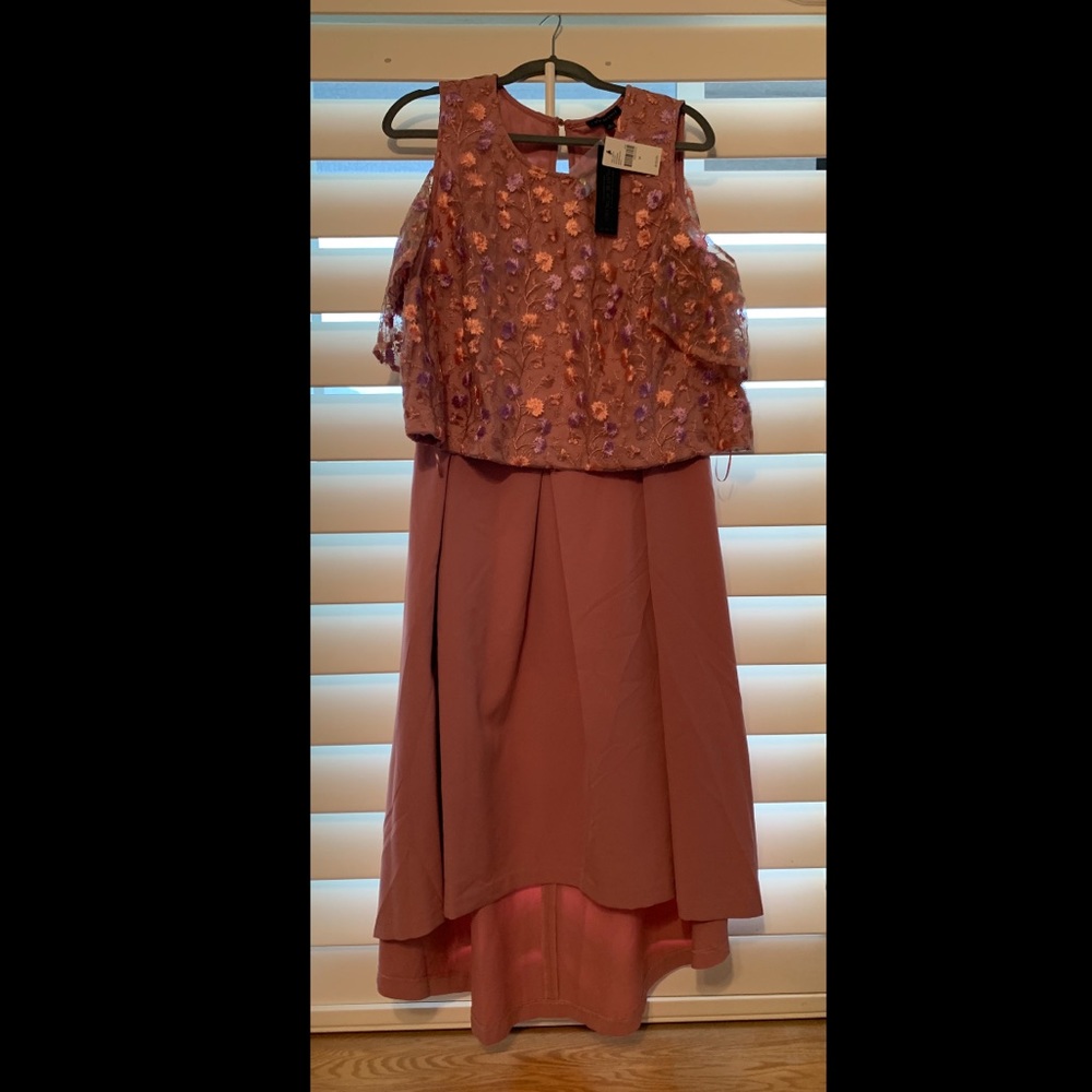 NWT Lane Bryant Embroidered Bodice 2-piece Dress